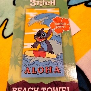 Beach towel, Stitch. Brand new with tag. 54x27